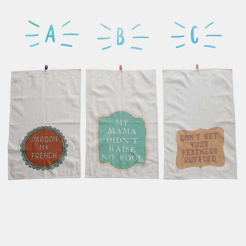 Decorative Hand Towel Cute + Humor